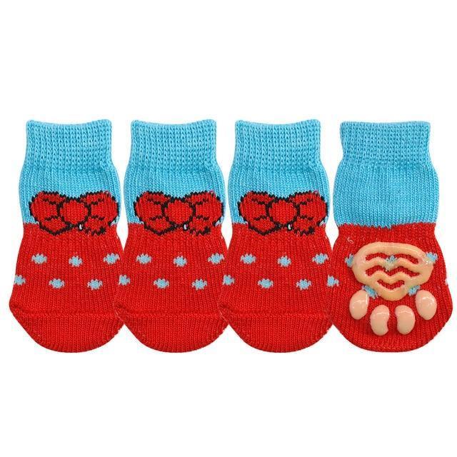 Cozy Paws: Stylish Anti-Slip Pet Socks-3