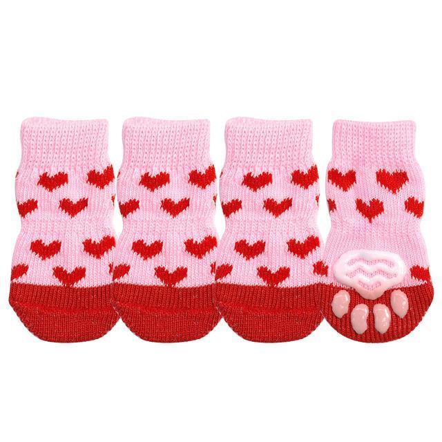 Cozy Paws: Stylish Anti-Slip Pet Socks-4