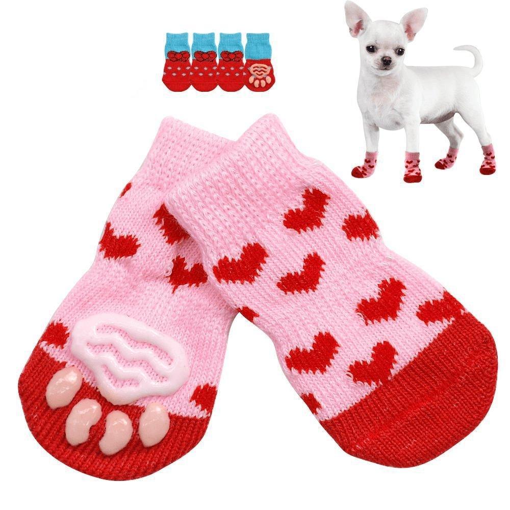 Cozy Paws: Stylish Anti-Slip Pet Socks-0