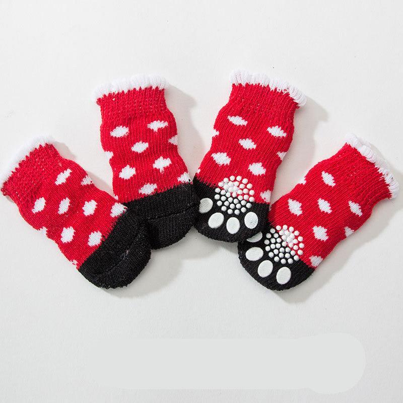 Cozy Paws: Stylish Anti-Slip Pet Socks-1